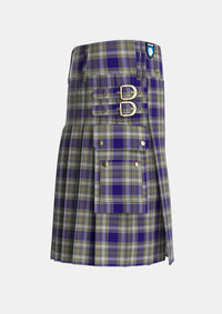 Utility_Livingstone_Dress_Tartan_650_kilt_right_image_with_pleated_design_and_adjustable_buckles_for_men