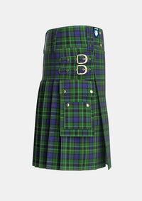 Utility_Lloyd_of_Dolobran_Personal_Tartan_1970_kilt_right_image_with_pleated_design_and_adjustable_buckles_for_men