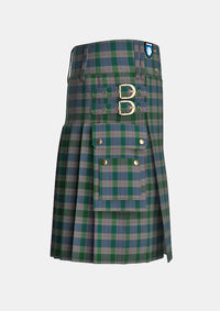 Utility_Lloyd_of_Wales_Tartan_5765_kilt_right_image_with_pleated_design_and_adjustable_buckles_for_men