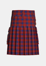 Utility_Lochcarron_Dress_Tartan_5463_kilt_back_image_with_pleated_design_and_adjustable_buckles_for_men