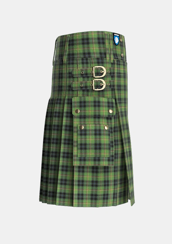 Utility_Lorne_Marquis_of_Personal_Tartan_1978_kilt_right_image_with_pleated_design_and_adjustable_buckles_for_men