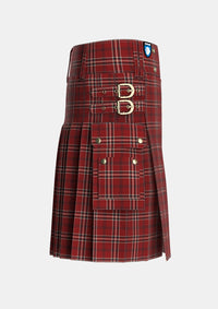 Utility_Lougheed_Tartan_5932_kilt_right_image_with_pleated_design_and_adjustable_buckles_for_men