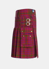 Utility_Lumsden_of_Clova_Tartan_417_kilt_right_image_with_pleated_design_and_adjustable_buckles_for_men