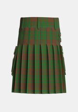 Utility_MacAlister_of_Glenbarr_Hunting_Tartan_910_kilt_back_image_with_pleated_design_and_adjustable_buckles_for_men