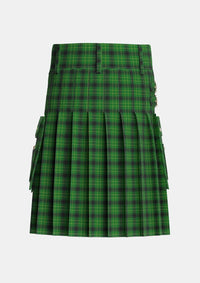 Utility_MacArthur_Highland_Society_Tartan_959_kilt_back_image_with_pleated_design_and_adjustable_buckles_for_men