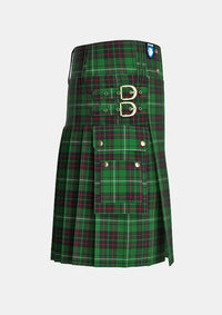 Utility_MacAulay_of_Lewis_Tartan_6286_kilt_right_image_with_pleated_design_and_adjustable_buckles_for_men