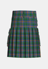 Utility_MacAuliffe_McAucliffe_Tartan_2839_kilt_back_image_with_pleated_design_and_adjustable_buckles_for_men