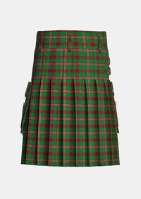 Utility_MacCall_Tartan_2238_kilt_back_image_with_pleated_design_and_adjustable_buckles_for_men