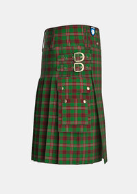 Utility_MacCall_Tartan_2238_kilt_right_image_with_pleated_design_and_adjustable_buckles_for_men