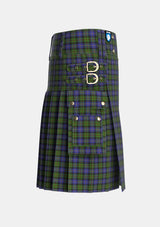 Utility_MacCaskill_Personal_Tartan_1152_kilt_right_image_with_pleated_design_and_adjustable_buckles_for_men