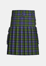 Utility_MacCaskill_Tartan_1152_kilt_back_image_with_pleated_design_and_adjustable_buckles_for_men