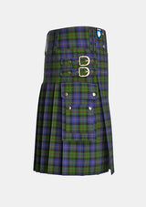 Utility_MacCaskill_Tartan_1152_kilt_right_image_with_pleated_design_and_adjustable_buckles_for_men
