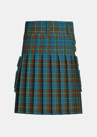 Utility_MacConnell_Tartan_141_kilt_back_image_with_pleated_design_and_adjustable_buckles_for_men