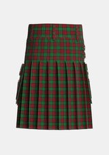 Utility_MacCormick_Dress_Tartan_1091_kilt_back_image_with_pleated_design_and_adjustable_buckles_for_men