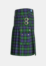 Utility_MacCormick_Tartan_7161_kilt_right_image_with_pleated_design_and_adjustable_buckles_for_men