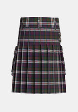 Utility_MacDonald_Dress_2_Tartan_1997_kilt_back_image_with_pleated_design_and_adjustable_buckles_for_men