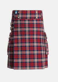 Utility_MacDonald_Dress_Irish_Tartan_3272_kilt_front_image_with_pleated_design_and_adjustable_buckles_for_men