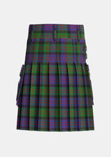 Utility_MacDonald_Tartan_419_kilt_back_image_with_pleated_design_and_adjustable_buckles_for_men