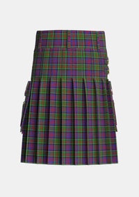 Utility_MacDonald_of_Clanranald_1_Tartan_427_kilt_back_image_with_pleated_design_and_adjustable_buckles_for_men