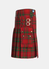 Utility_MacDougall_1980_Tartan_1647_kilt_right_image_with_pleated_design_and_adjustable_buckles_for_men