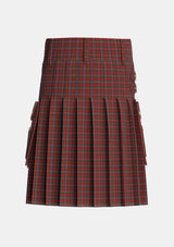 Utility_MacDuff_5_Tartan_2141_kilt_back_image_with_pleated_design_and_adjustable_buckles_for_men