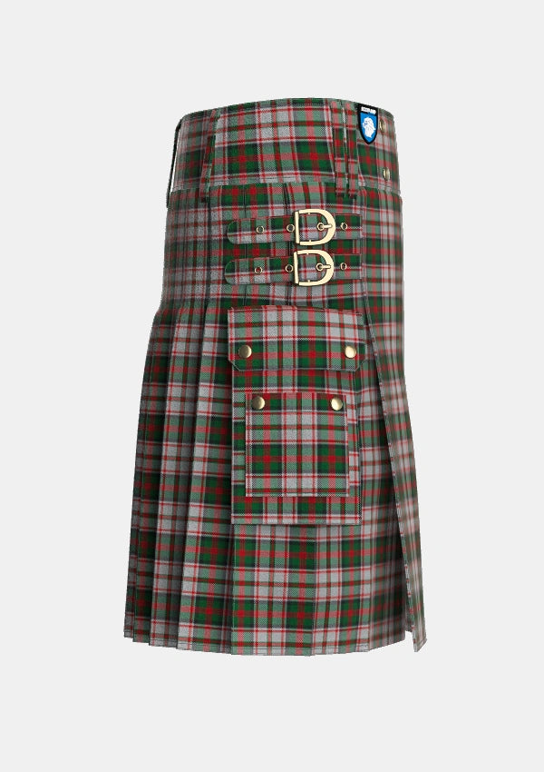 Utility_MacDuff_Dress_3_Tartan_1545_kilt_right_image_with_pleated_design_and_adjustable_buckles_for_men