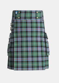 Utility_MacFrog_Personal_Tartan_4561_kilt_front_image_with_pleated_design_and_adjustable_buckles_for_men