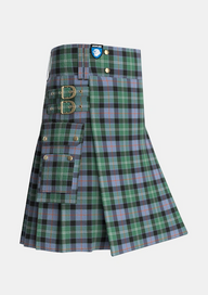 Utility_MacFrog_Personal_Tartan_4561_kilt_side_image_with_pleated_design_and_adjustable_buckles_for_men
