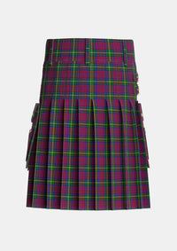 Utility_MacGaugh_Tartan_3370_kilt_back_image_with_pleated_design_and_adjustable_buckles_for_men