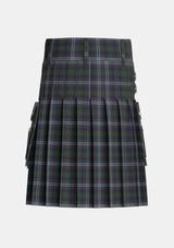 Utility_MacGlynn_Tartan_6083_kilt_back_image_with_pleated_design_and_adjustable_buckles_for_men