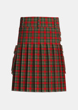 Utility_MacGregor_3_Tartan_1114_kilt_back_image_with_pleated_design_and_adjustable_buckles_for_men
