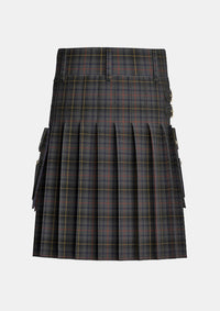 Utility_MacInnes_Homecoming_Tartan_7815_kilt_back_image_with_pleated_design_and_adjustable_buckles_for_men
