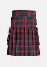 Utility_MacInroy_Rattray_Tartan_3399_kilt_back_image_with_pleated_design_and_adjustable_buckles_for_men