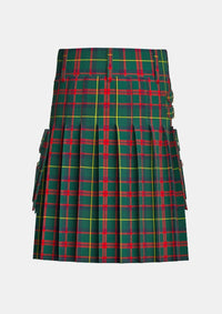 Utility_MacIntosh_Hunting_Modern_Tartan_kilt_back_image_with_pleated_design_and_adjustable_buckles_for_men