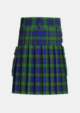Utility_MacKay_1_Tartan_703_kilt_back_image_with_pleated_design_and_adjustable_buckles_for_men