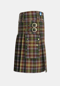 Utility_MacKay_of_Strathnaver_Tartan_2037_kilt_right_image_with_pleated_design_and_adjustable_buckles_for_men