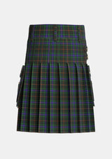 Utility_MacKean_Hunting_Tartan_985_kilt_back_image_with_pleated_design_and_adjustable_buckles_for_men