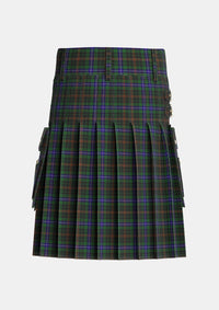 Utility_MacKean_Hunting_Tartan_985_kilt_back_image_with_pleated_design_and_adjustable_buckles_for_men
