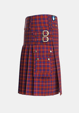 Utility_MacKeever_Tartan_5939_kilt_right_image_with_pleated_design_and_adjustable_buckles_for_men