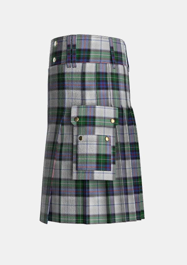 Utility_MacKenzie_Dress_3_Tartan_1786_kilt_left_image_with_pleated_design_and_adjustable_buckles_for_men