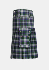 Utility_MacKenzie_Dress_4_Tartan_1981_kilt_left_image_with_pleated_design_and_adjustable_buckles_for_men