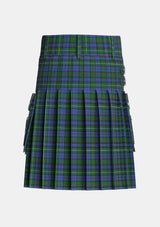 Utility_MacKenzie_Vestiarium_Scoticum_Tartan_1959_kilt_back_image_with_pleated_design_and_adjustable_buckles_for_men