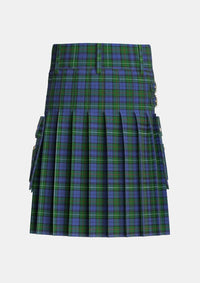 Utility_MacKenzie_Vestiarium_Scoticum_Tartan_1959_kilt_back_image_with_pleated_design_and_adjustable_buckles_for_men