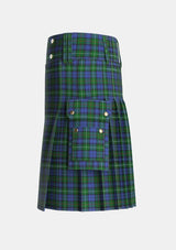 Utility_MacKenzie_Vestiarium_Scoticum_Tartan_1959_kilt_left_image_with_pleated_design_and_adjustable_buckles_for_men