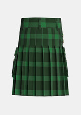 Utility_MacKillen_Hunting_Tartan_2849_kilt_back_image_with_pleated_design_and_adjustable_buckles_for_men