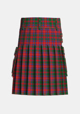 Utility_MacKintosh_Geddes_Tartan_543_kilt_back_image_with_pleated_design_and_adjustable_buckles_for_men