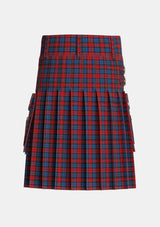 Utility_MacLachlan_2_Tartan_1594_kilt_back_image_with_pleated_design_and_adjustable_buckles_for_men