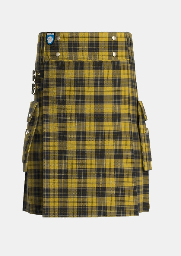 Utility_MacLachlan_4_Tartan_1277_kilt_front_image_with_pleated_design_and_adjustable_buckles_for_men