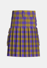 Utility_MacLachlan_5_Tartan_6272_kilt_back_image_with_pleated_design_and_adjustable_buckles_for_men