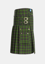 Utility_MacLamroc_Tartan_2591_kilt_right_image_with_pleated_design_and_adjustable_buckles_for_men
